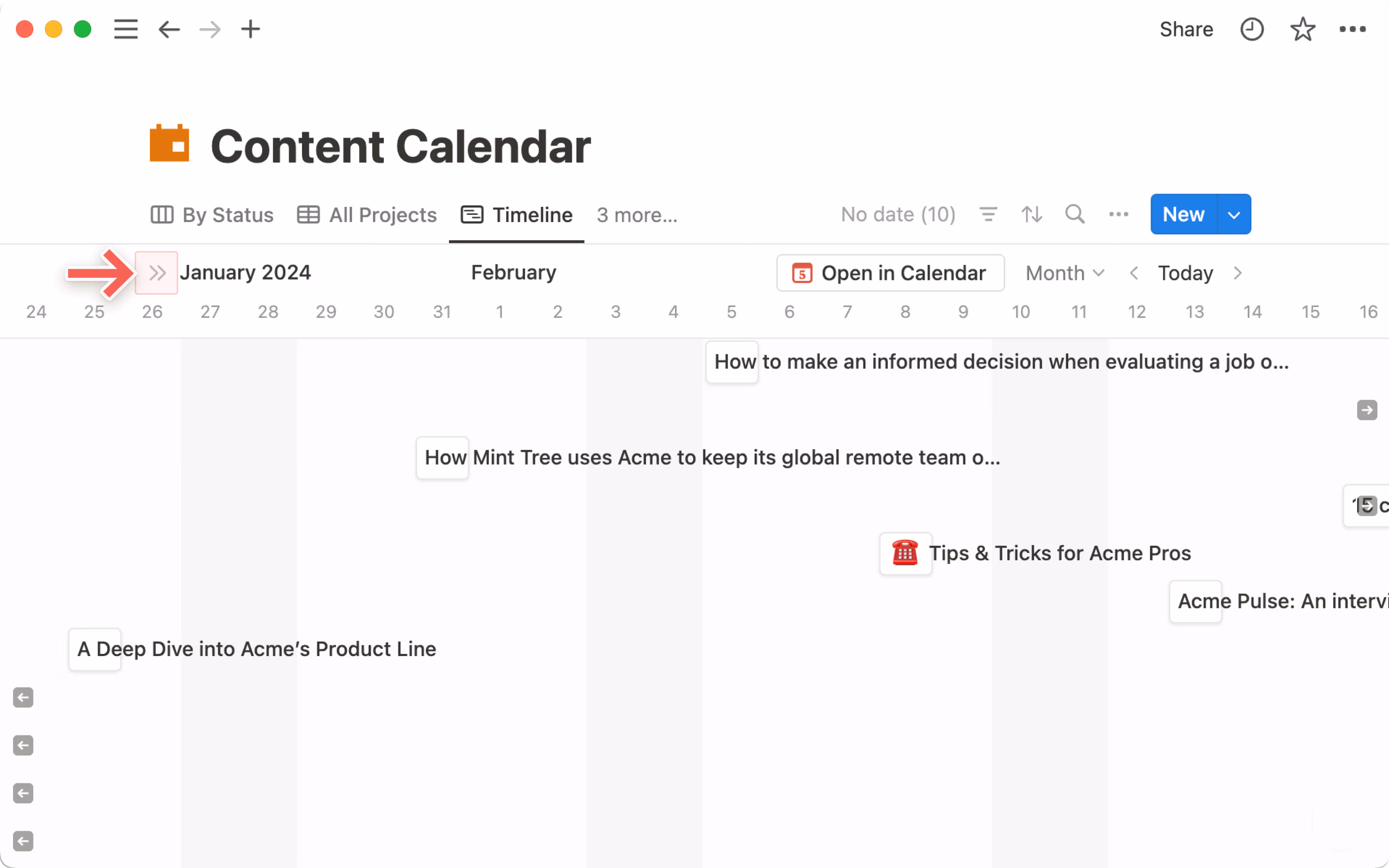 hc: show table in timeline view