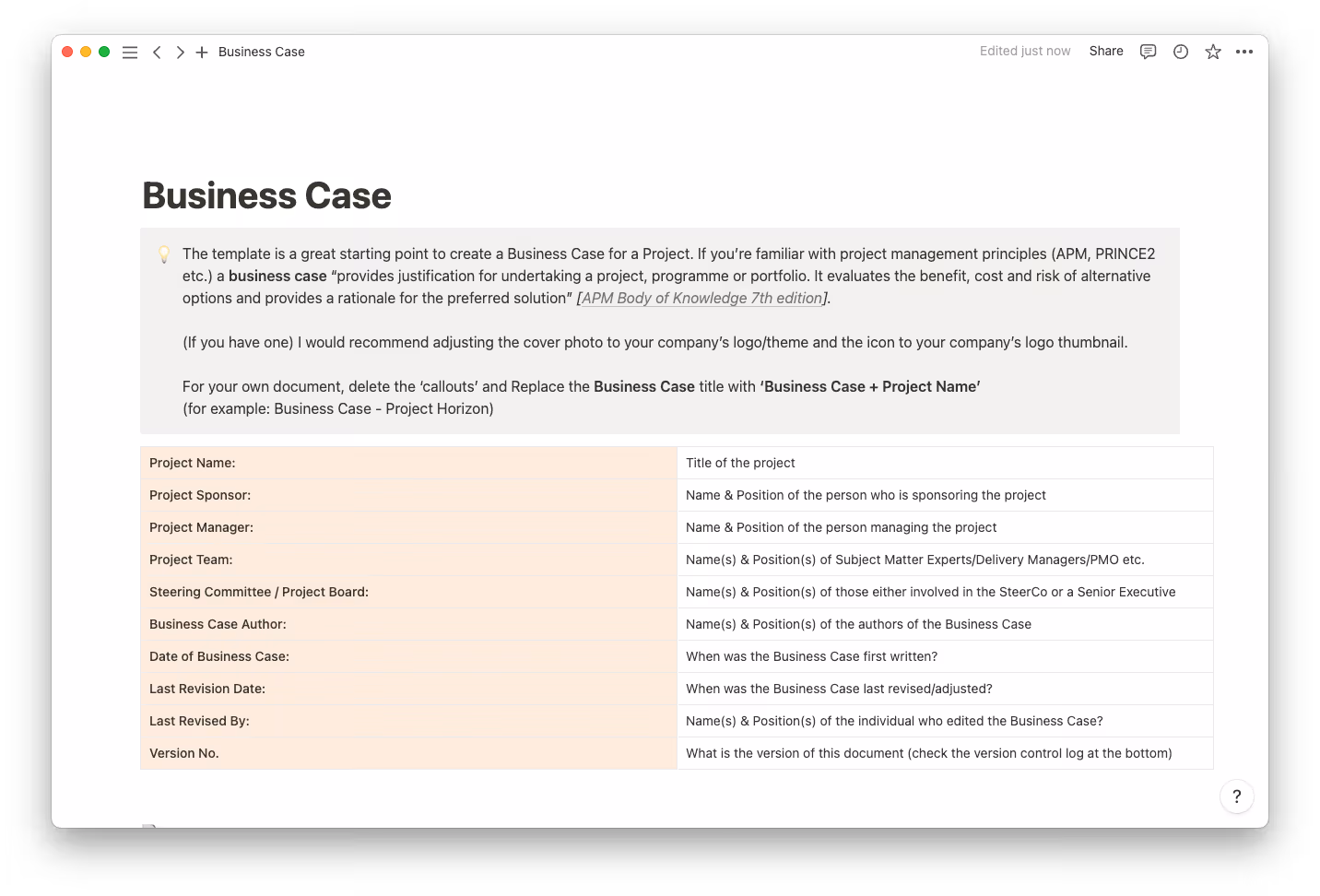 Business case thumbnail