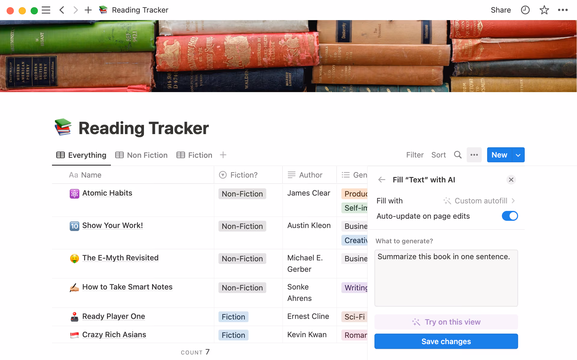 AI reading list hero