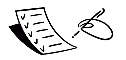 Illustration of a checklist