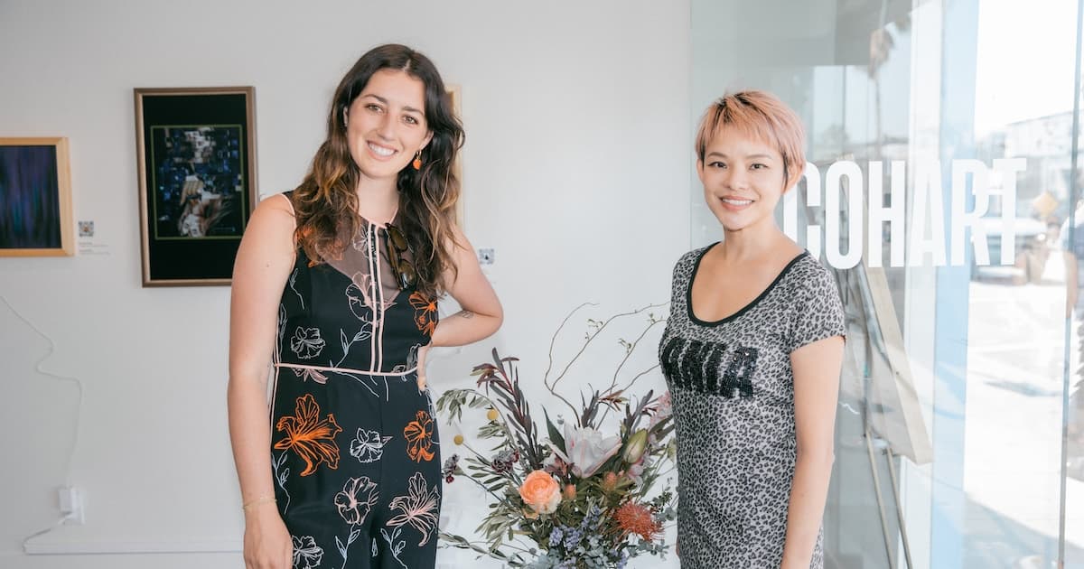 Founders of Cohart, an art marketplace